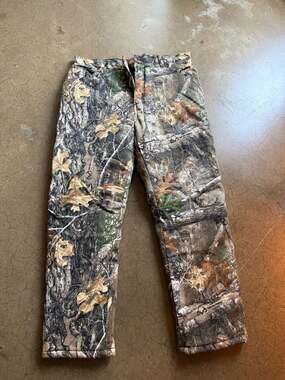 Gamehide Men's Insulated Realtree Edge Camo Hunting Pants Size 38x32